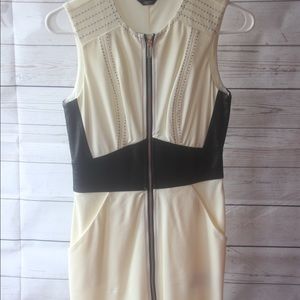 Bebe cream dress